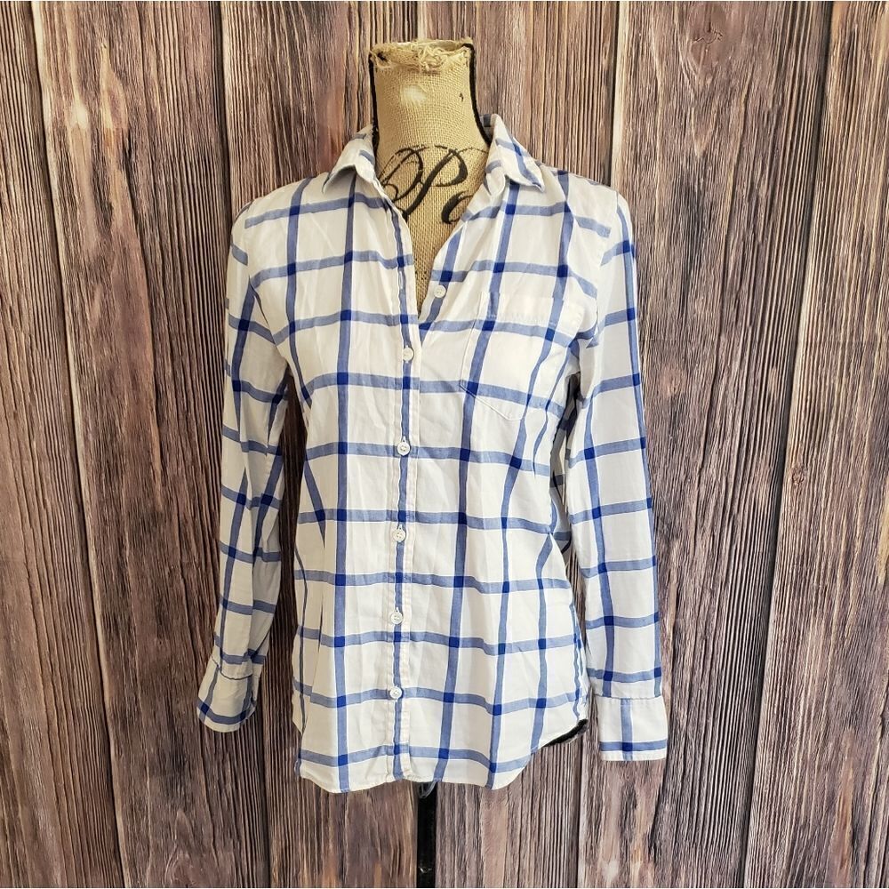 J.Crew Factory Plaid Button Down Shirt - Picture 9 of 13